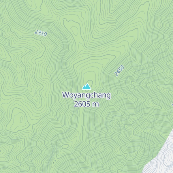 Map of Woyangchang