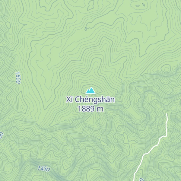 Map of Xī Chéngshān