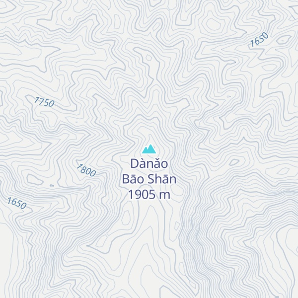 Map of Dànǎo Bāo Shān