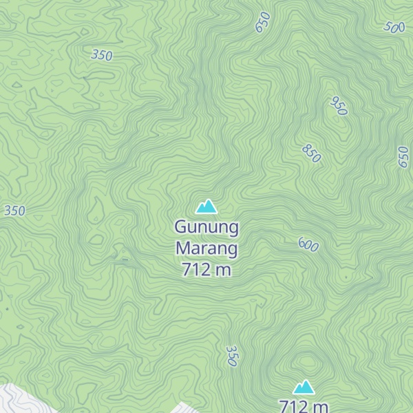 Map of Gunung Marang