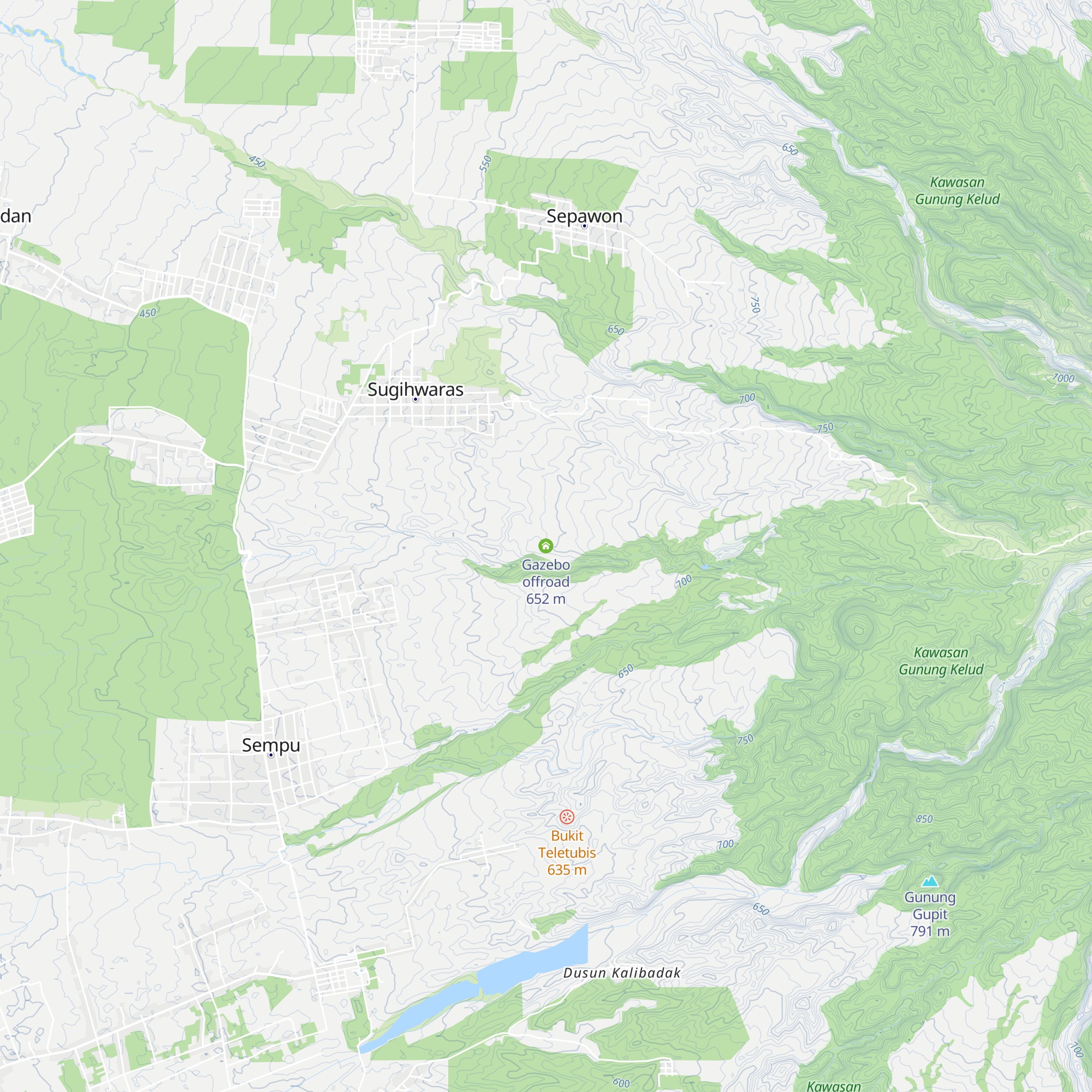 Gazebo offroad map