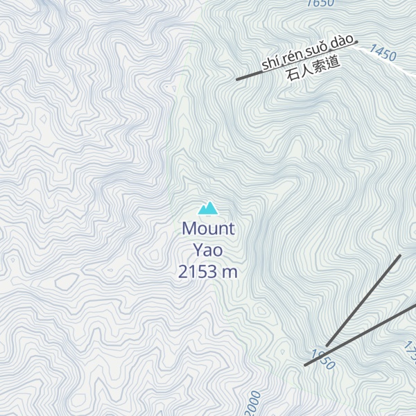 Map of Mount Yao