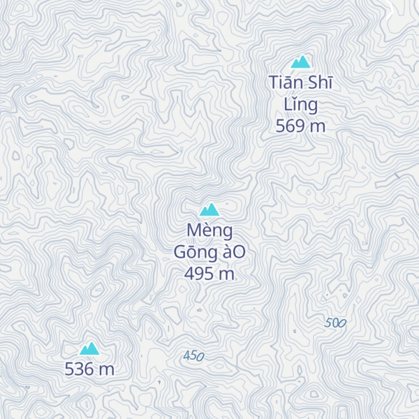 Map of Mèng Gōng àO