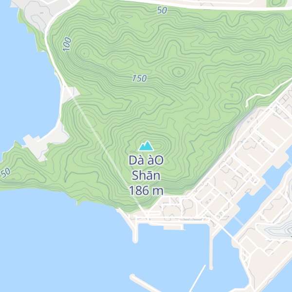 Map of Dà àO Shān