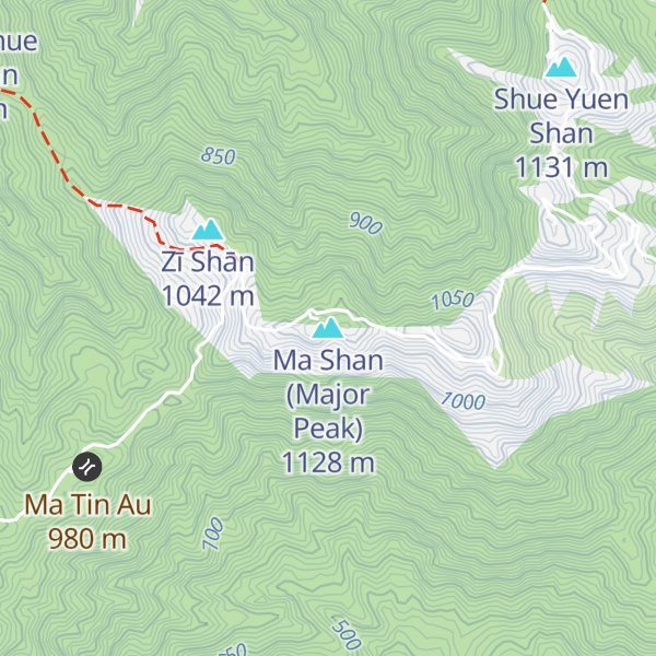 Map of Ma Shan (Major Peak)