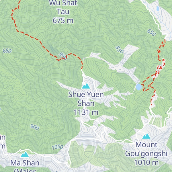 Map of Shue Yuen Shan