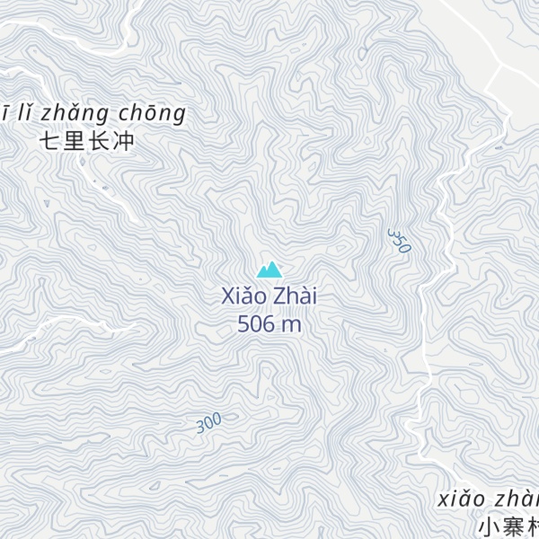 Map of Xiǎo Zhài