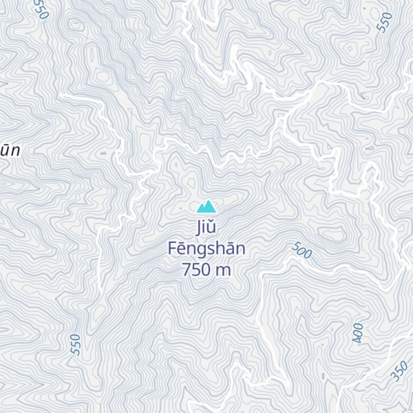 Map of Jiǔ Fēngshān