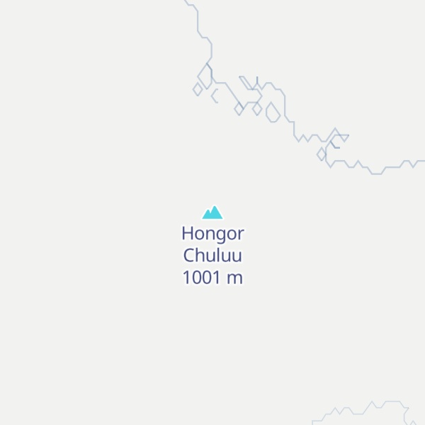 Map of Hongor Chuluu