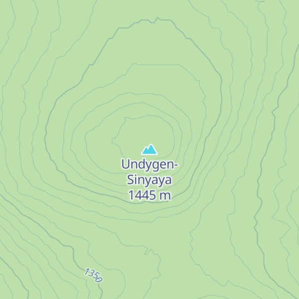 Map of Undygen-Sinyaya