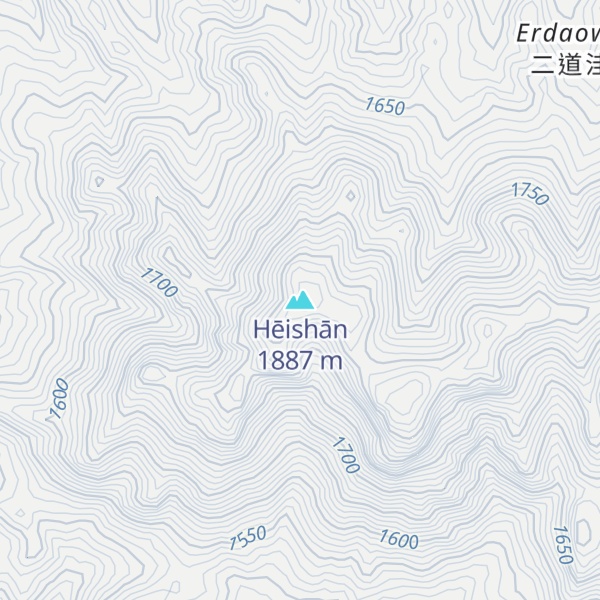 Map of Hēishān