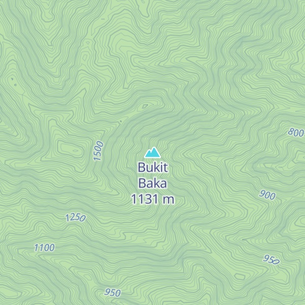 Map of Bukit Baka
