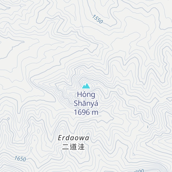 Map of Hóng Shānyá