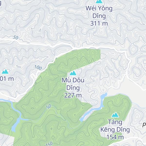Map of Mù Dǒu Dǐng