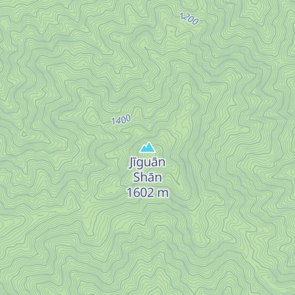Map of Jīguān Shān