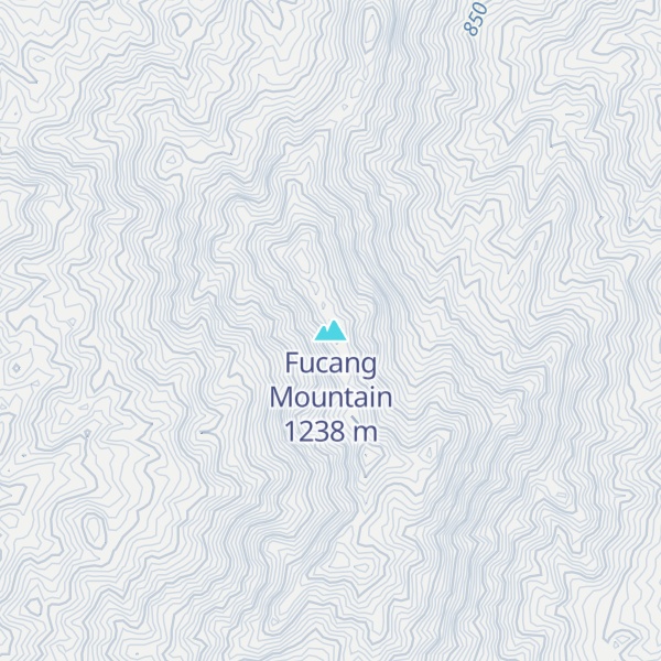 Map of Fucang Mountain