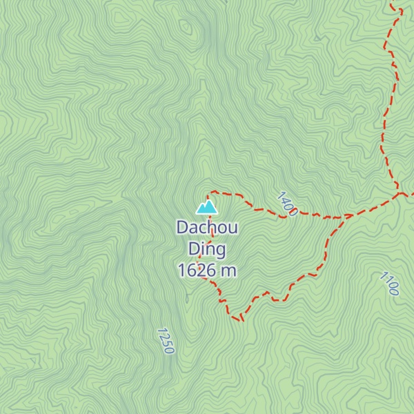 Map of Dachou Ding