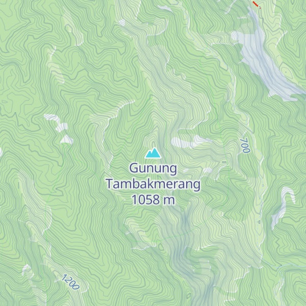 Map of Gunung Tambakmerang