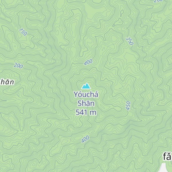 Map of Yóuchá Shān