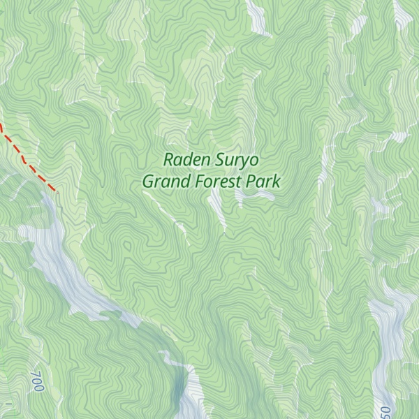 Map of Gunung Orooroombo