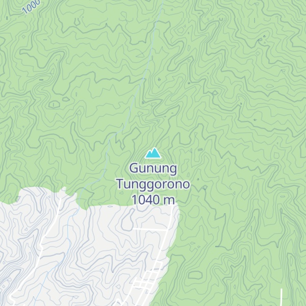 Map of Gunung Tunggorono