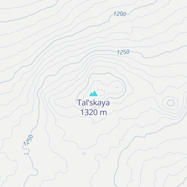 Map of Tal’skaya