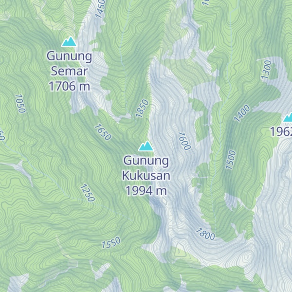 Map of Gunung Kukusan