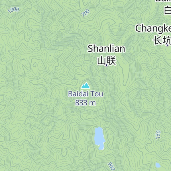 Map of Baidai Tou