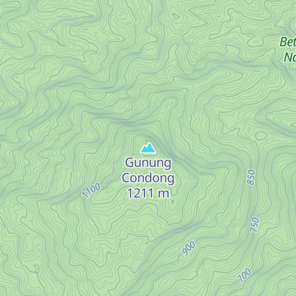 Map of Gunung Condong