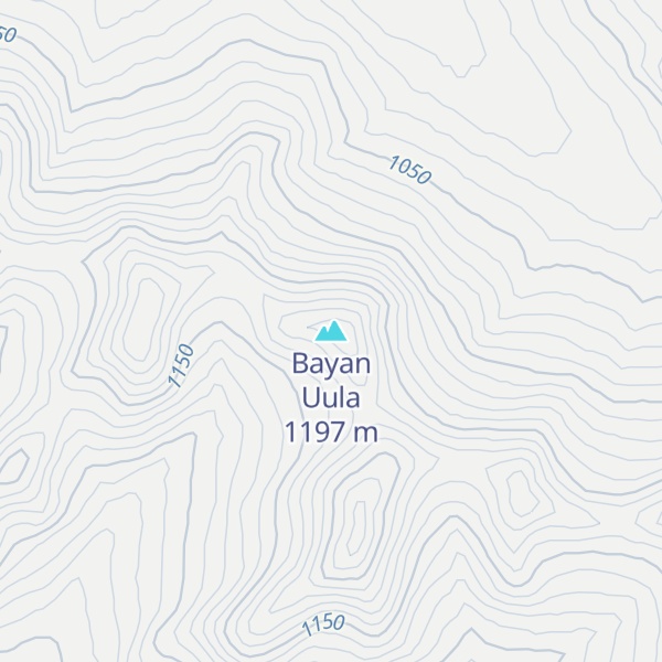 Map of Bayan Uula