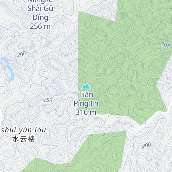 Map of Tiān Píng Jīn