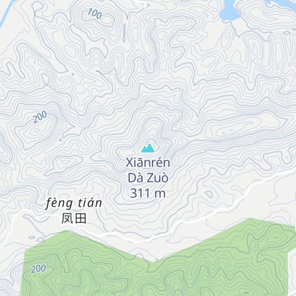 Map of Xiānrén Dà Zuò