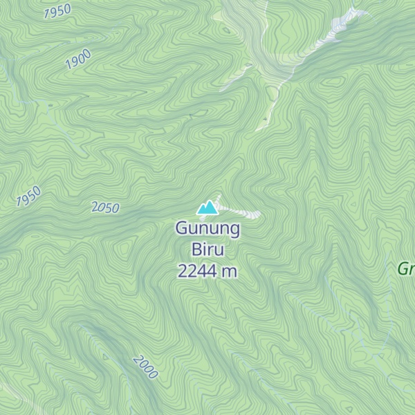 Map of Gunung Biru