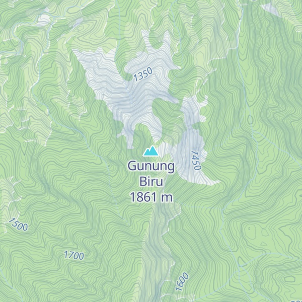 Map of Gunung Biru