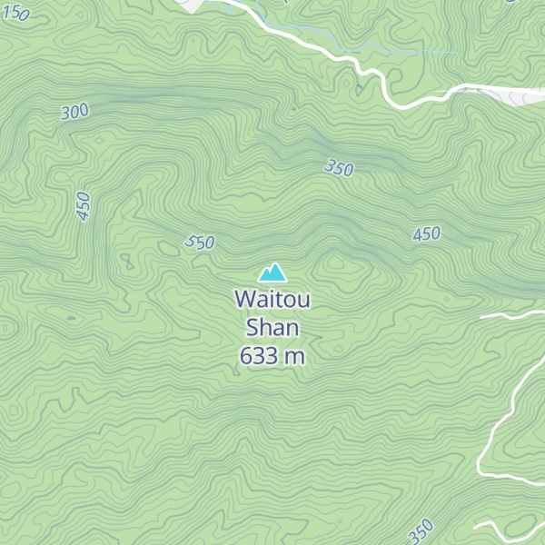 Map of Waitou Shan