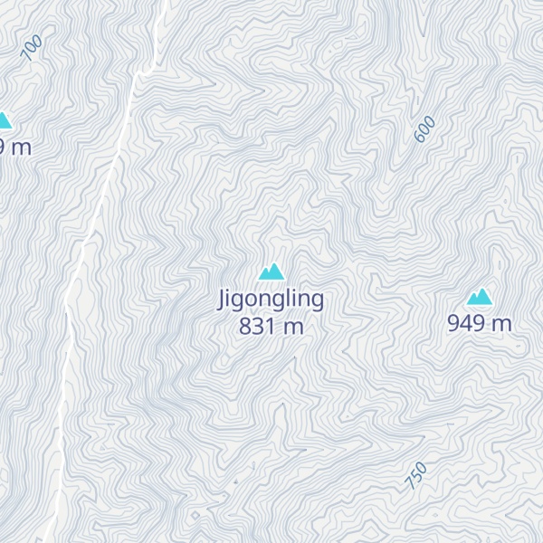 Map of Jigongling