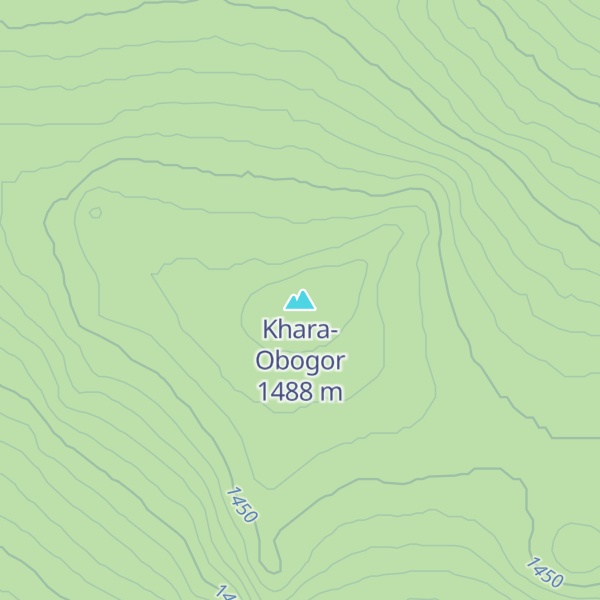 Map of Khara-Obogor