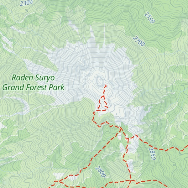 Map of Arjuno-Welirang