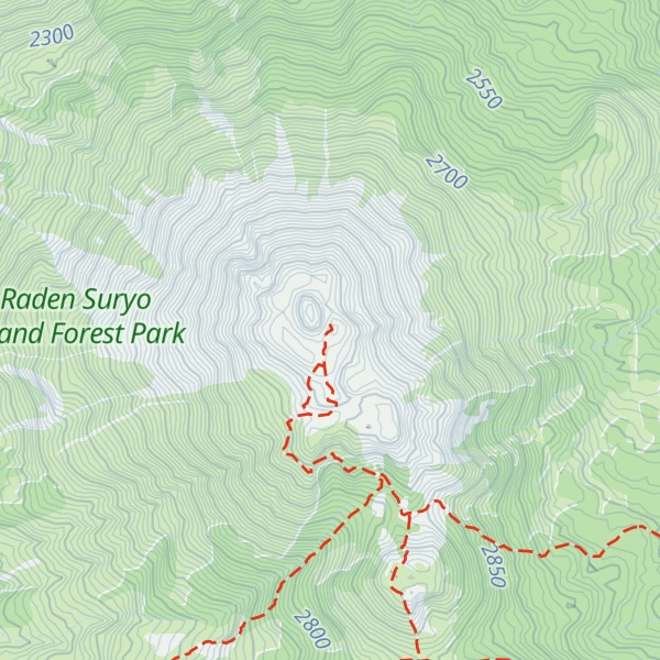 Map of Gunung Welirang