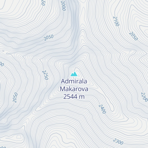 Map of Admirala Makarova