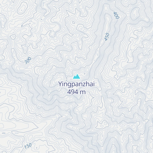 Map of Yingpanzhai