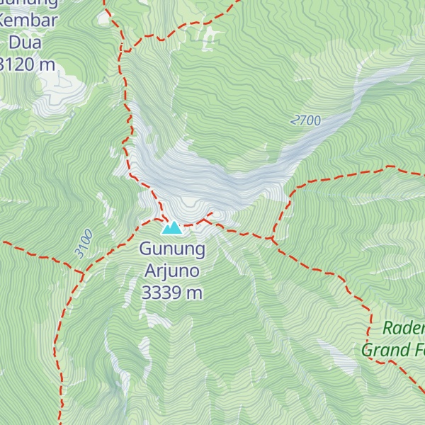 Map of Puncak Ogal Agil