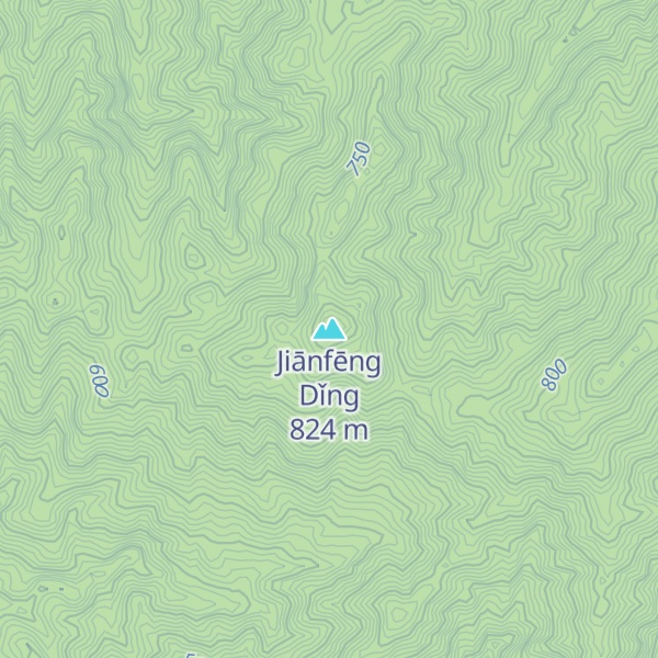 Map of Jiānfēng Dǐng