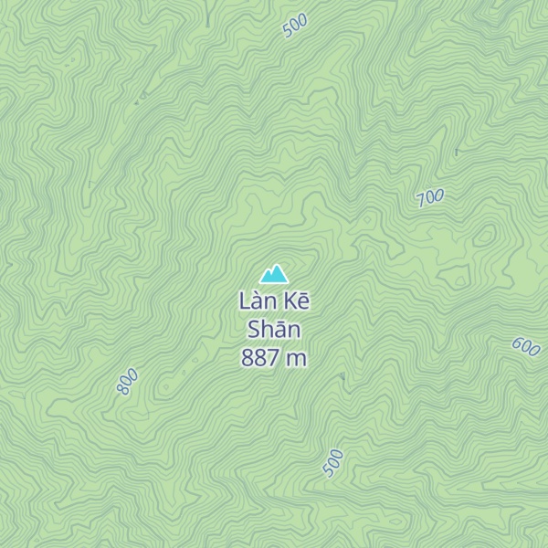 Map of Làn Kē Shān