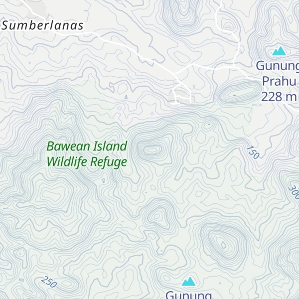Map of Gunung Duren