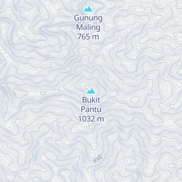 Map of Bukit Pantu