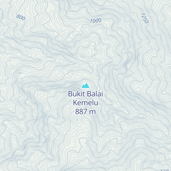 Map of Bukit Balai Kemelu