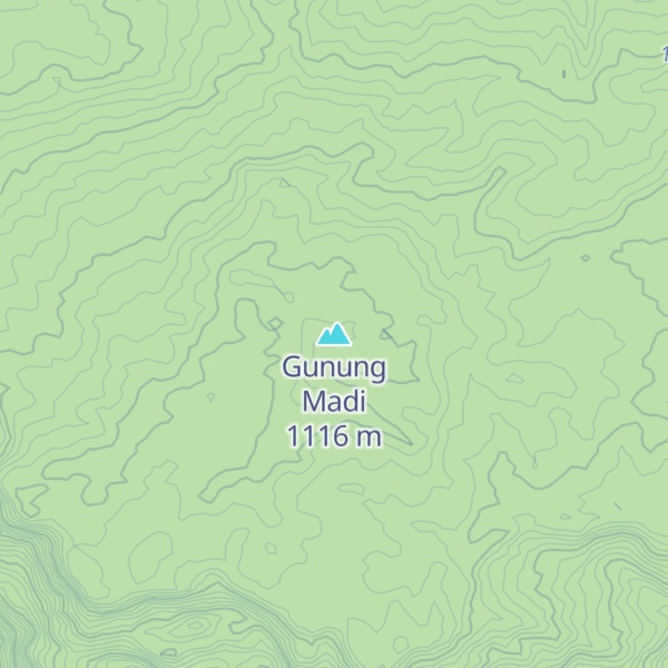 Map of Gunung Madi