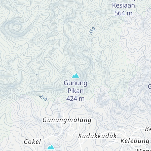 Map of Gunung Pikan