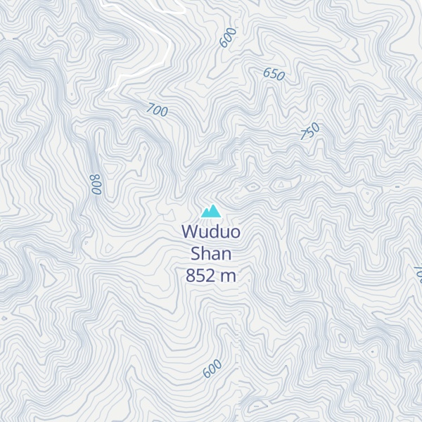 Map of Wuduo Shan